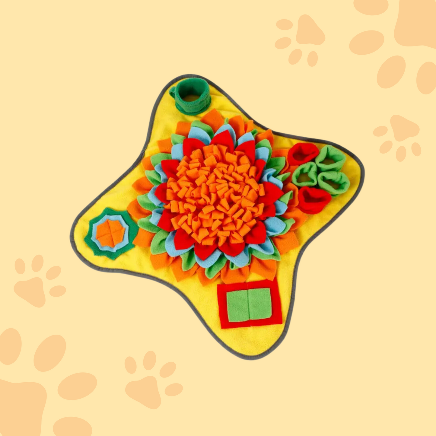 Tapis de fouille tournesol