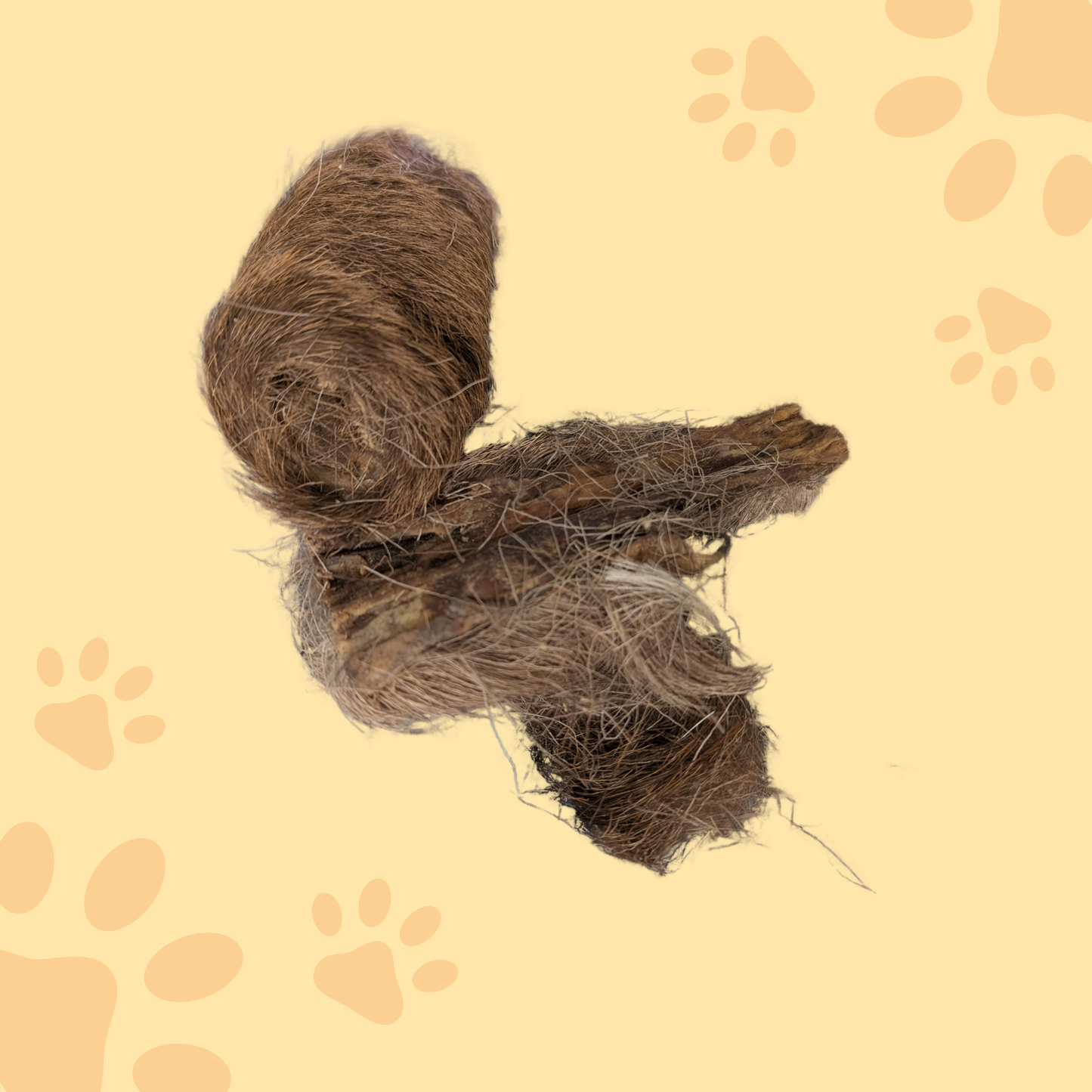 Peau de cerf avec poil