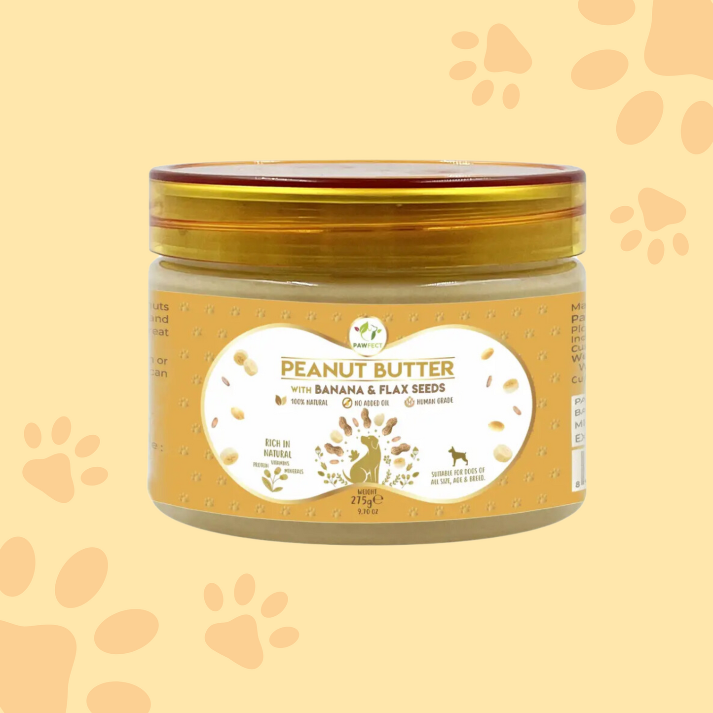 Beurre de cacahuète banane et graine de lin