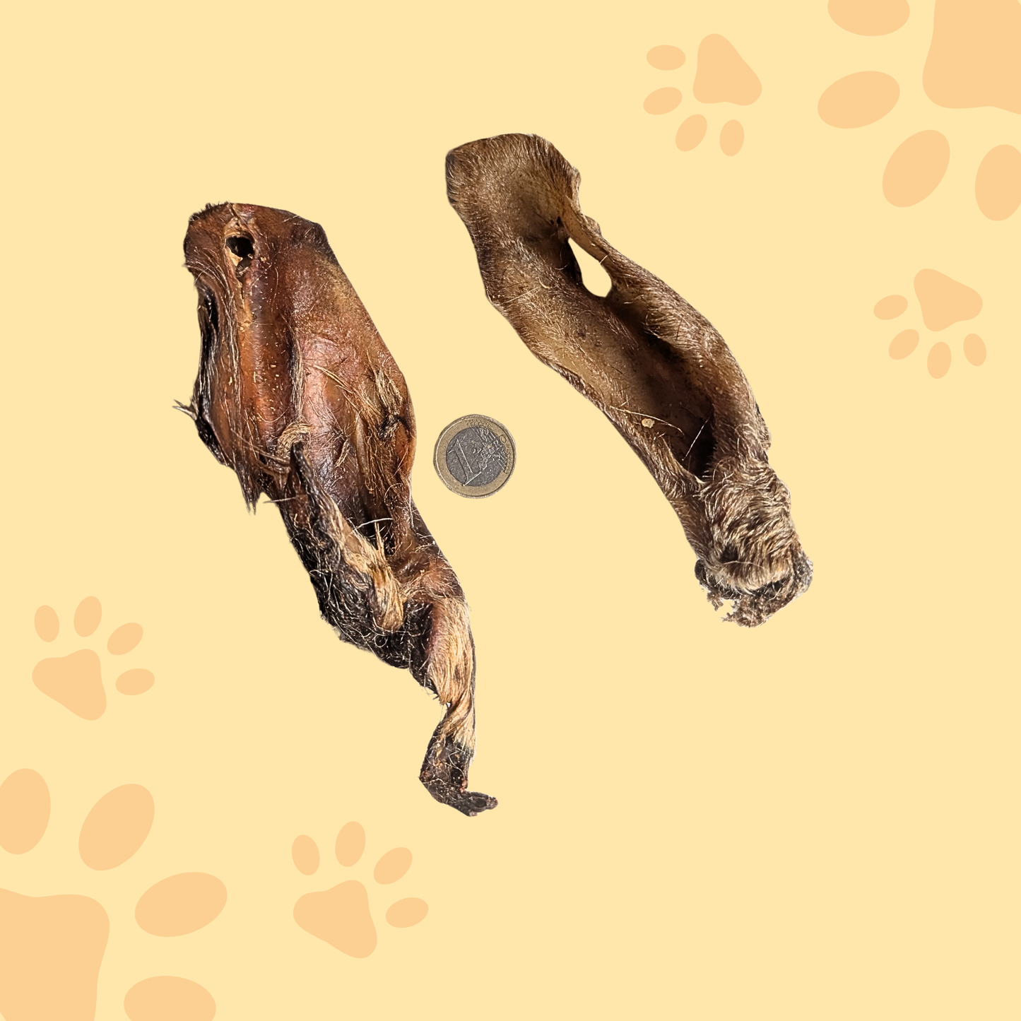 Oreille d'agneau avec poils