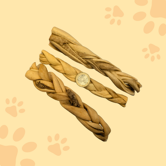 Peau agneau tressée