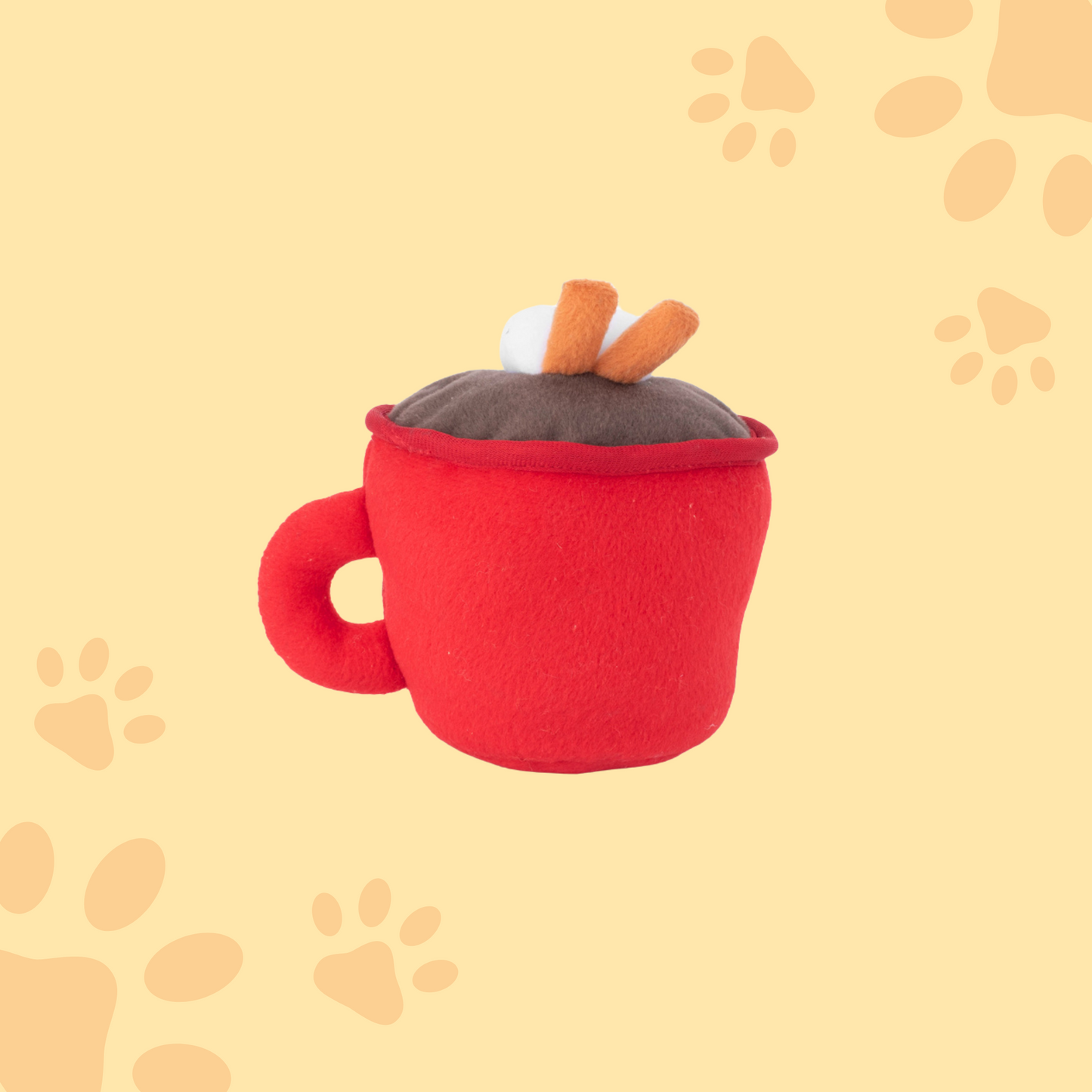 Chocolat chaud peluche