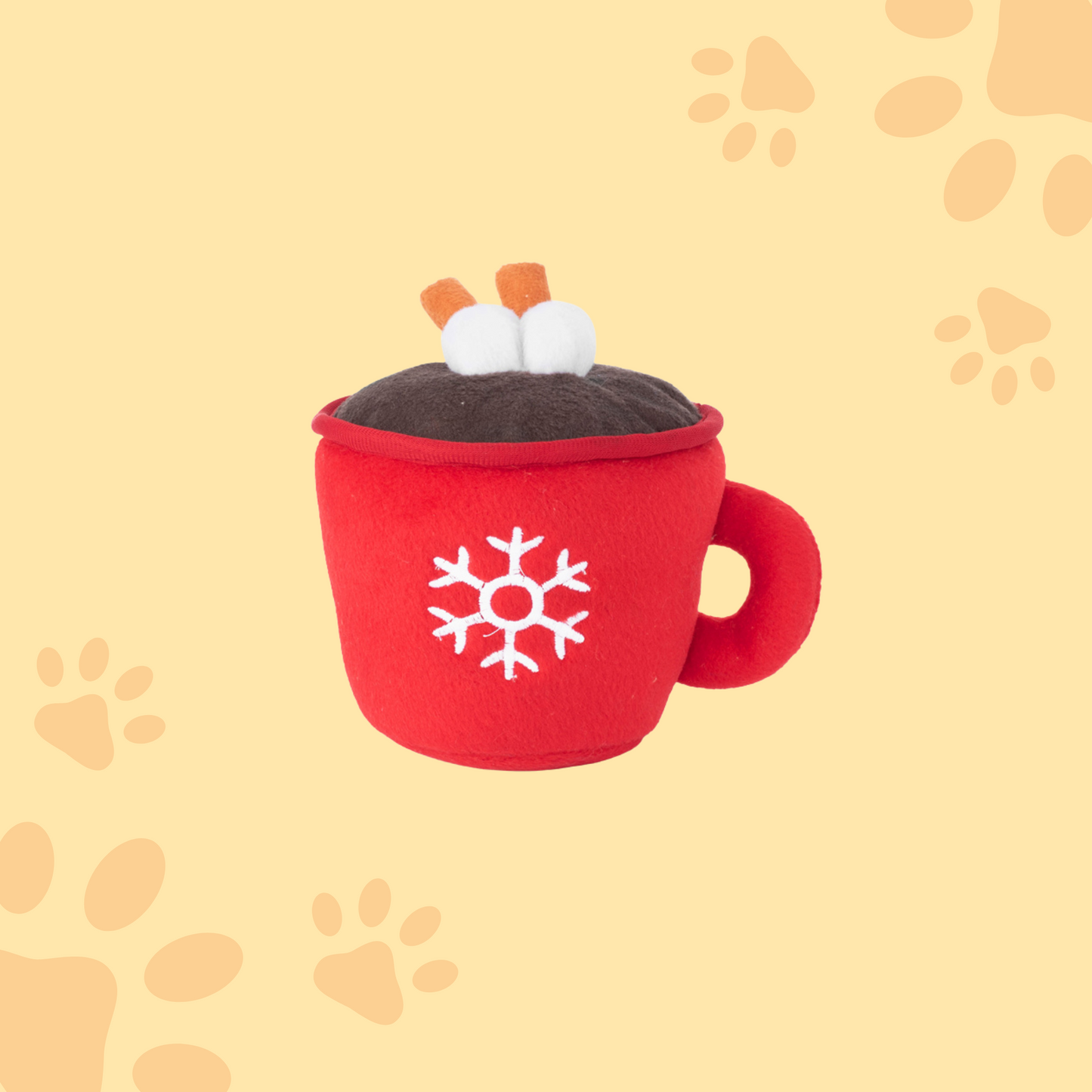 Chocolat chaud peluche