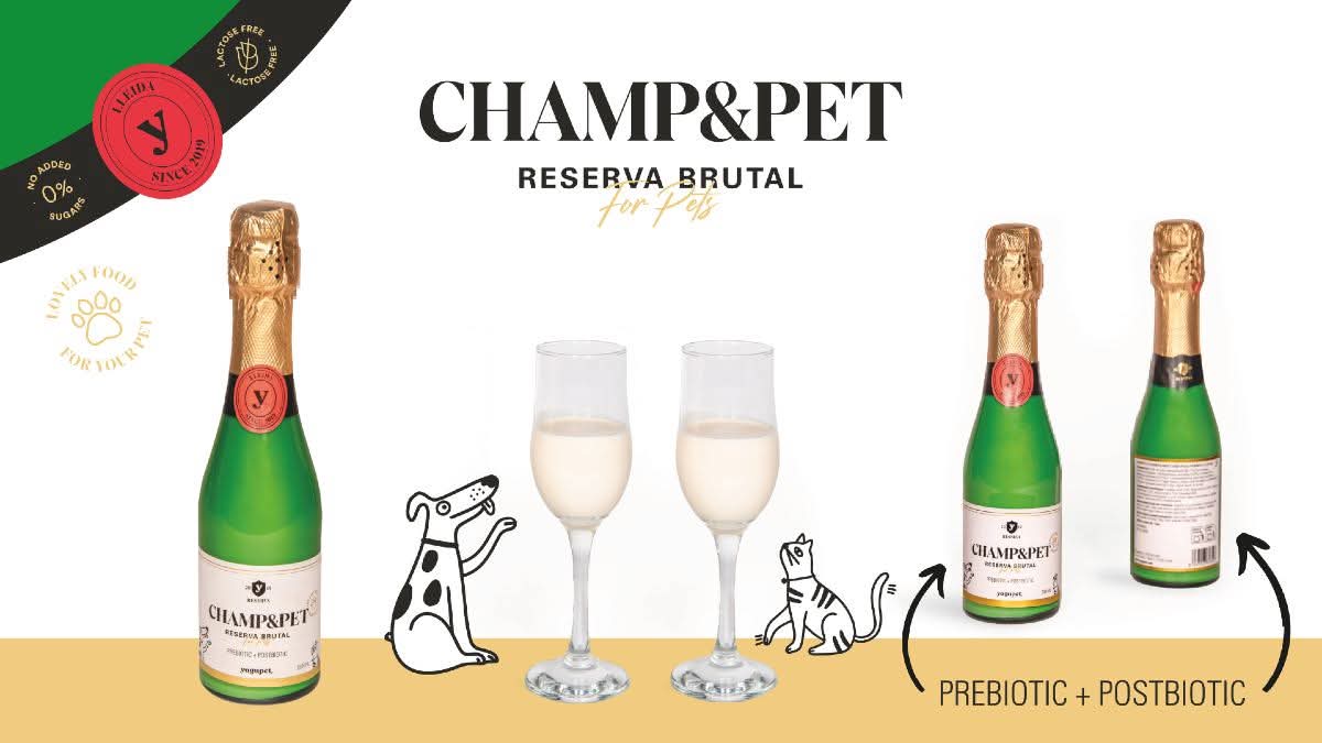 Cheers&pet champagne