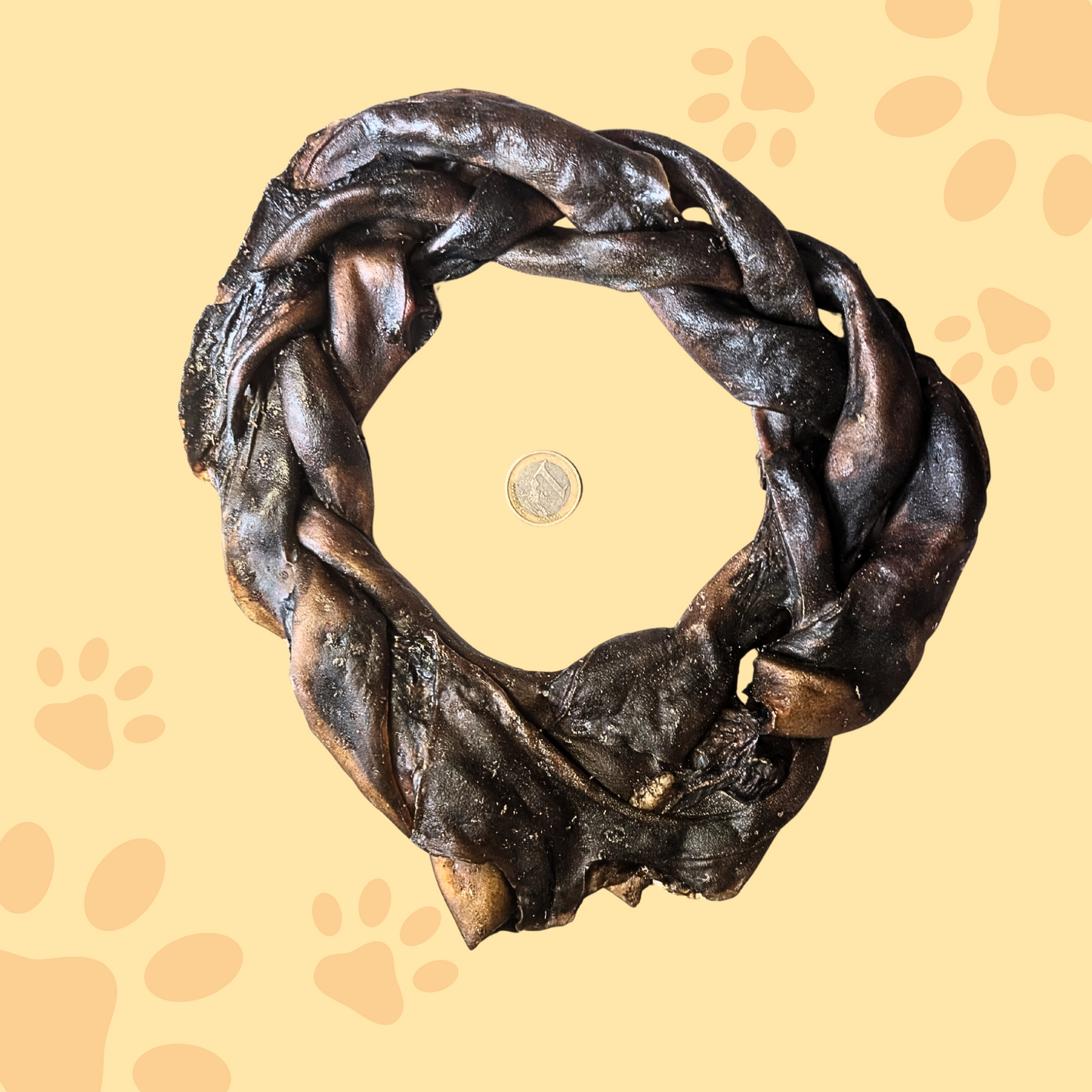 Donut de peau de bœuf tressée