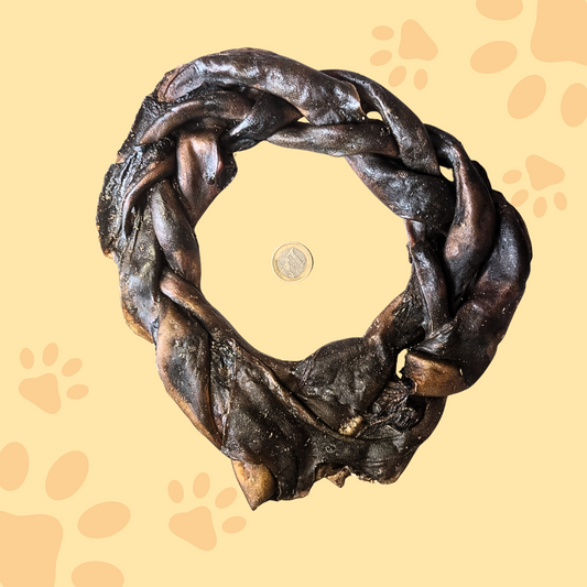 Donut de peau de bœuf tressée