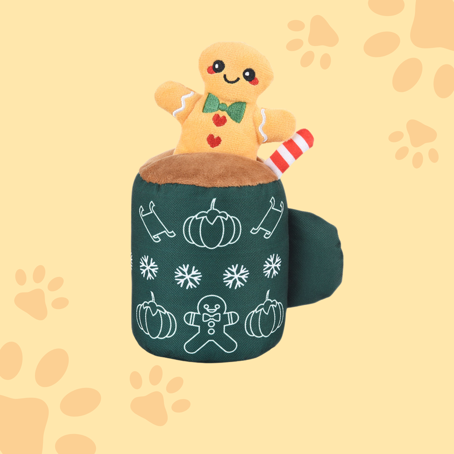 Latté au pain d'épices de fouille