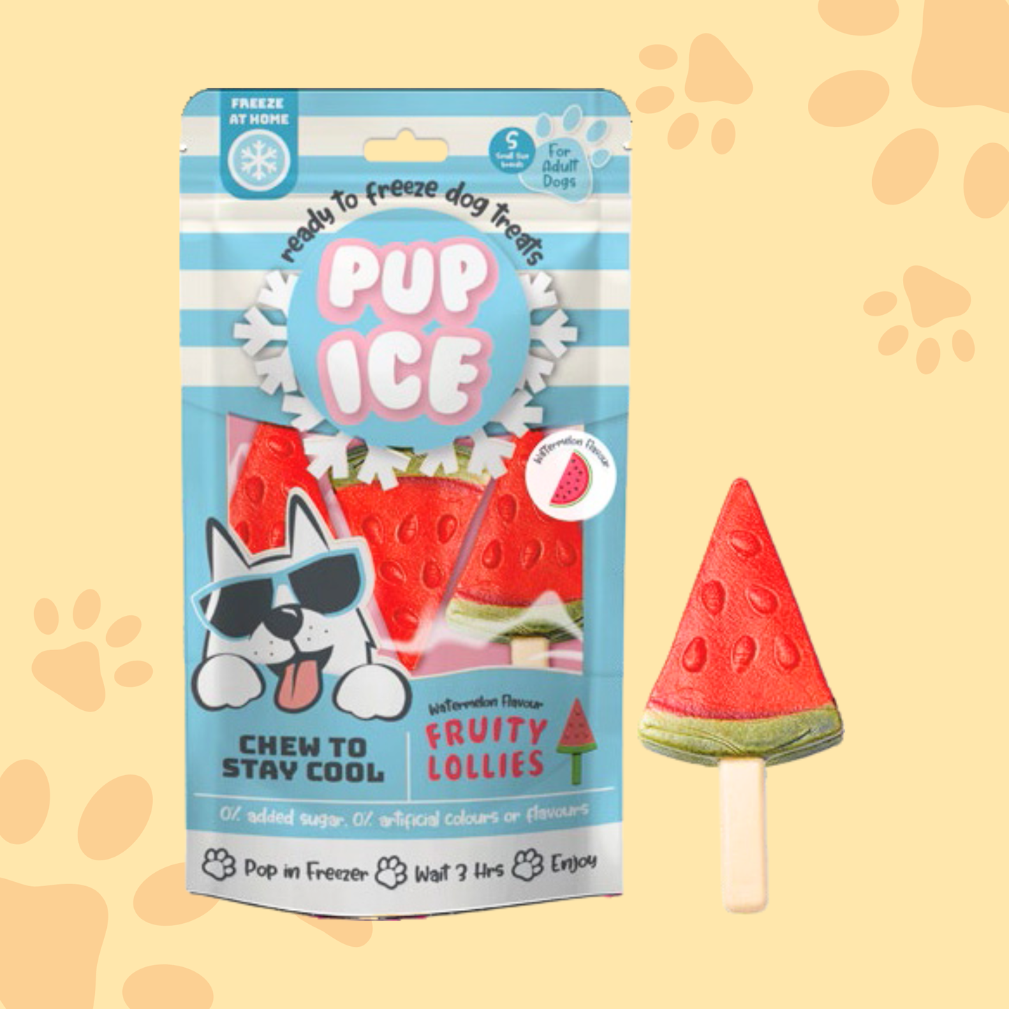 Pup Ice – Sucette Glacée à la Pastèque
