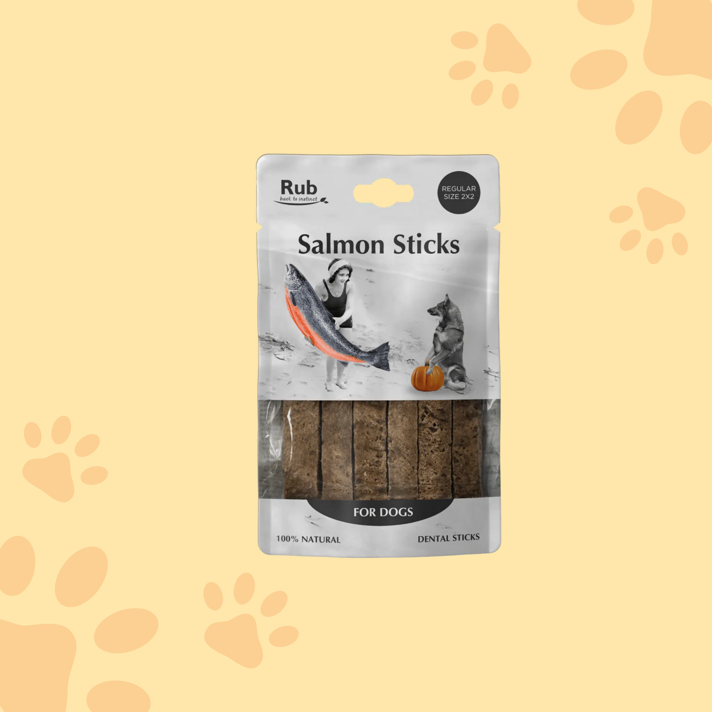 Stick dentaire au saumon