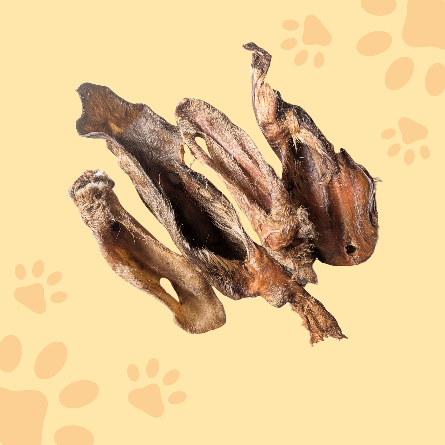 Oreille d'agneau avec poils