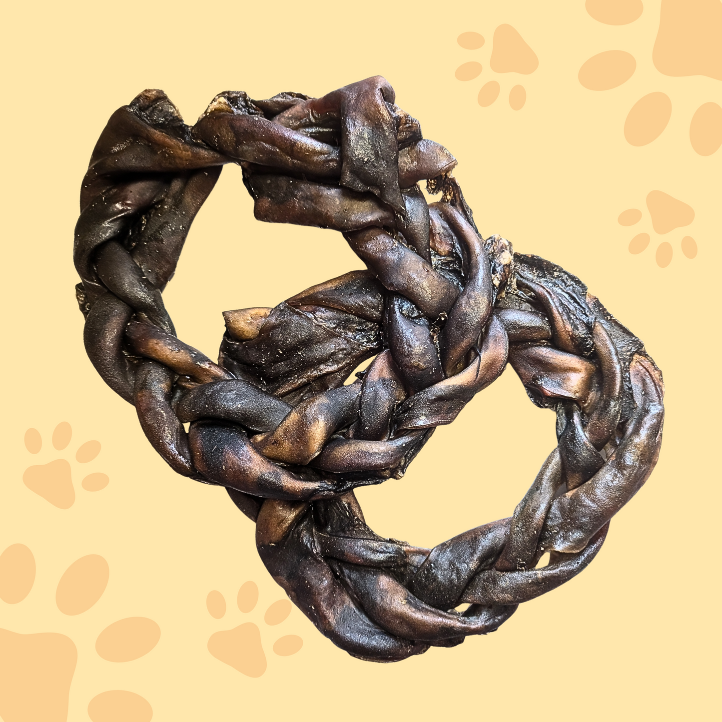 Donut de peau de bœuf tressée