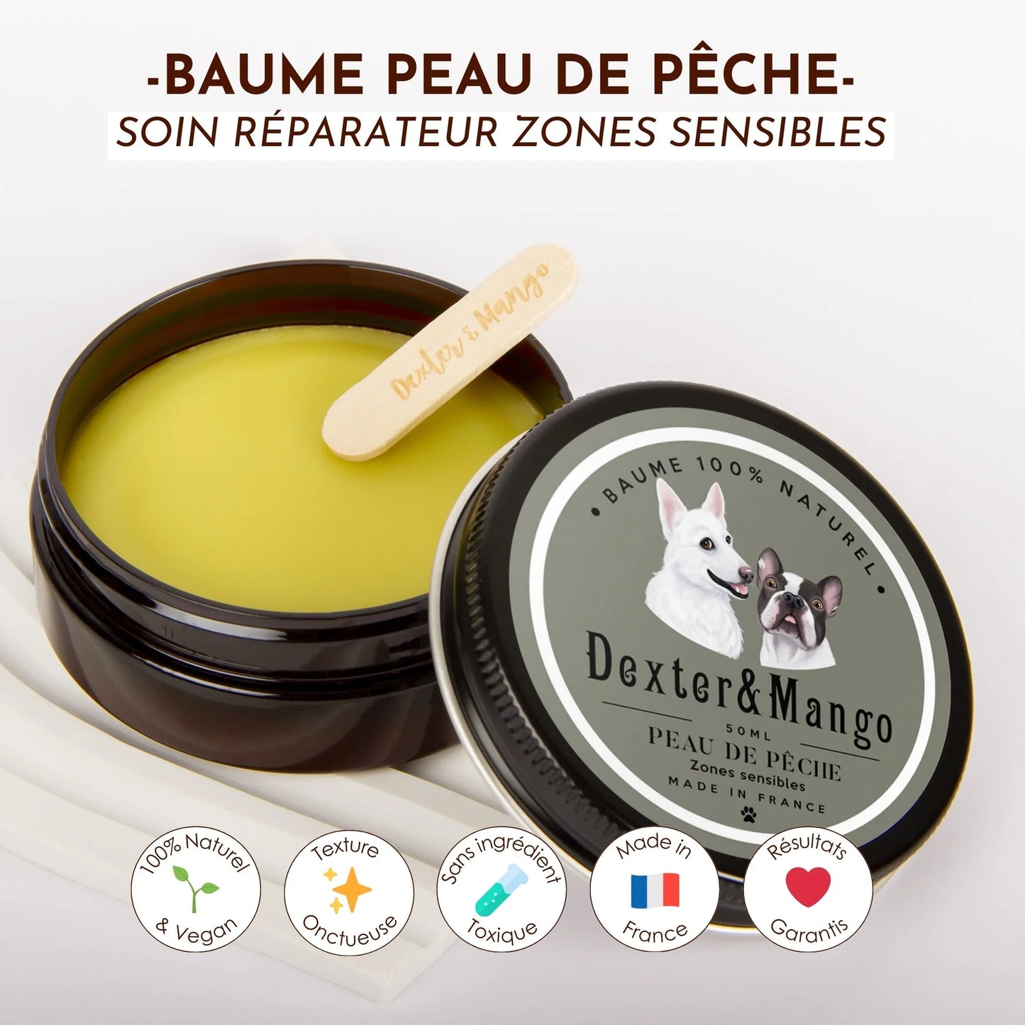 Baume peau de pêche Dexter & Mango